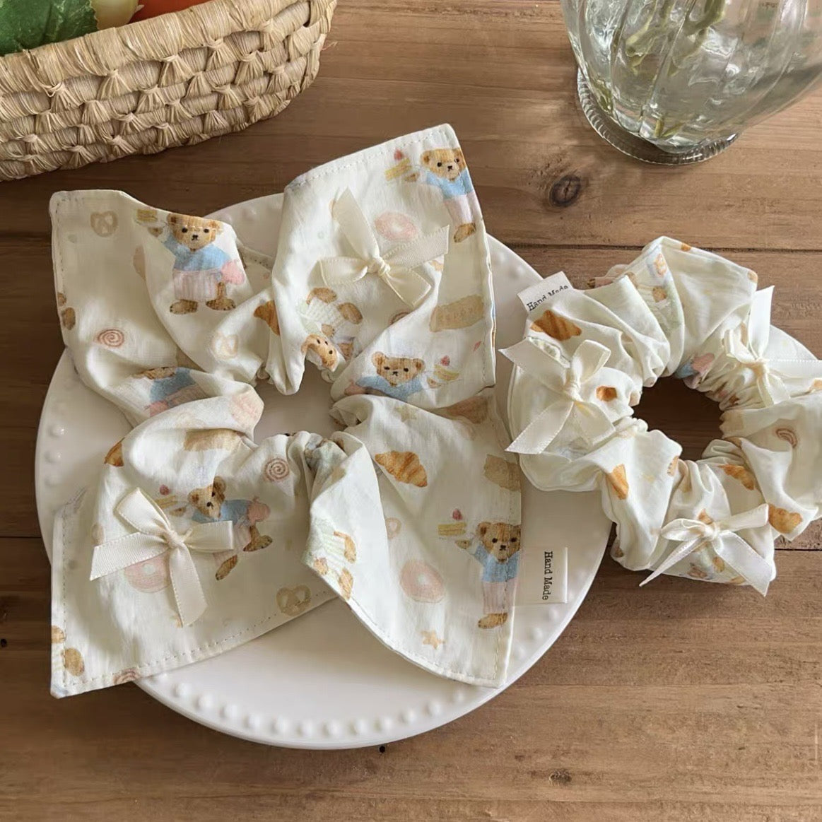 Teddy Scrunchy Set