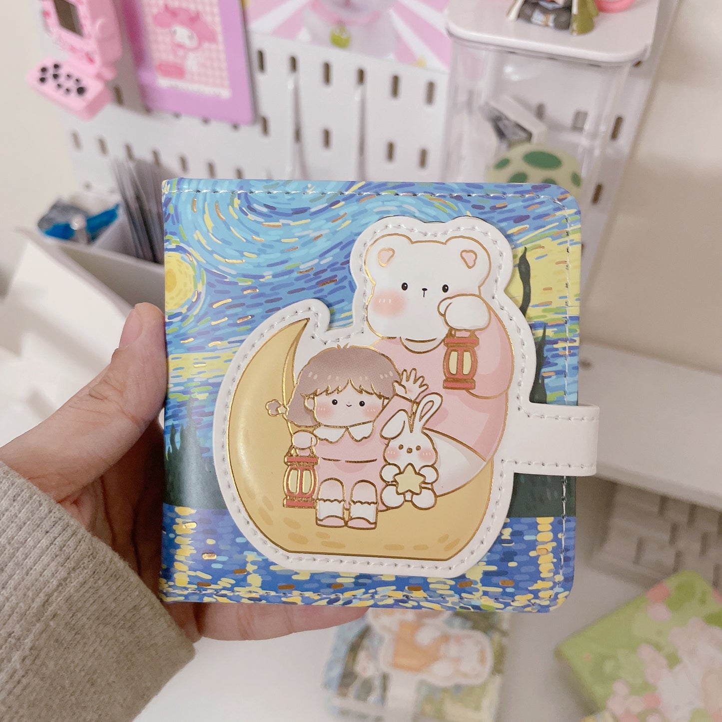 Van Gogh Puff Magnetic Journals with printed pages
