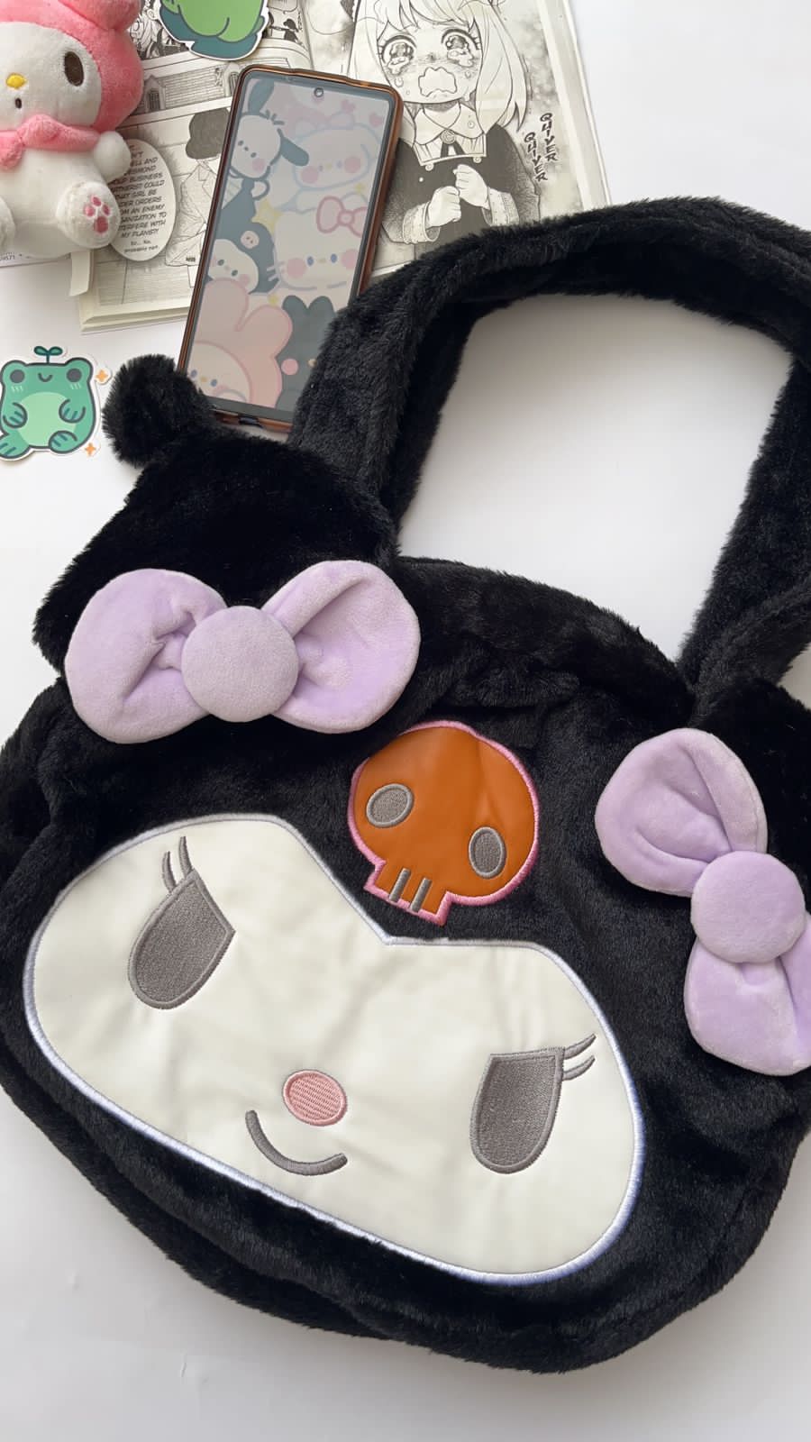 Kuromi Large Plushie Handbag