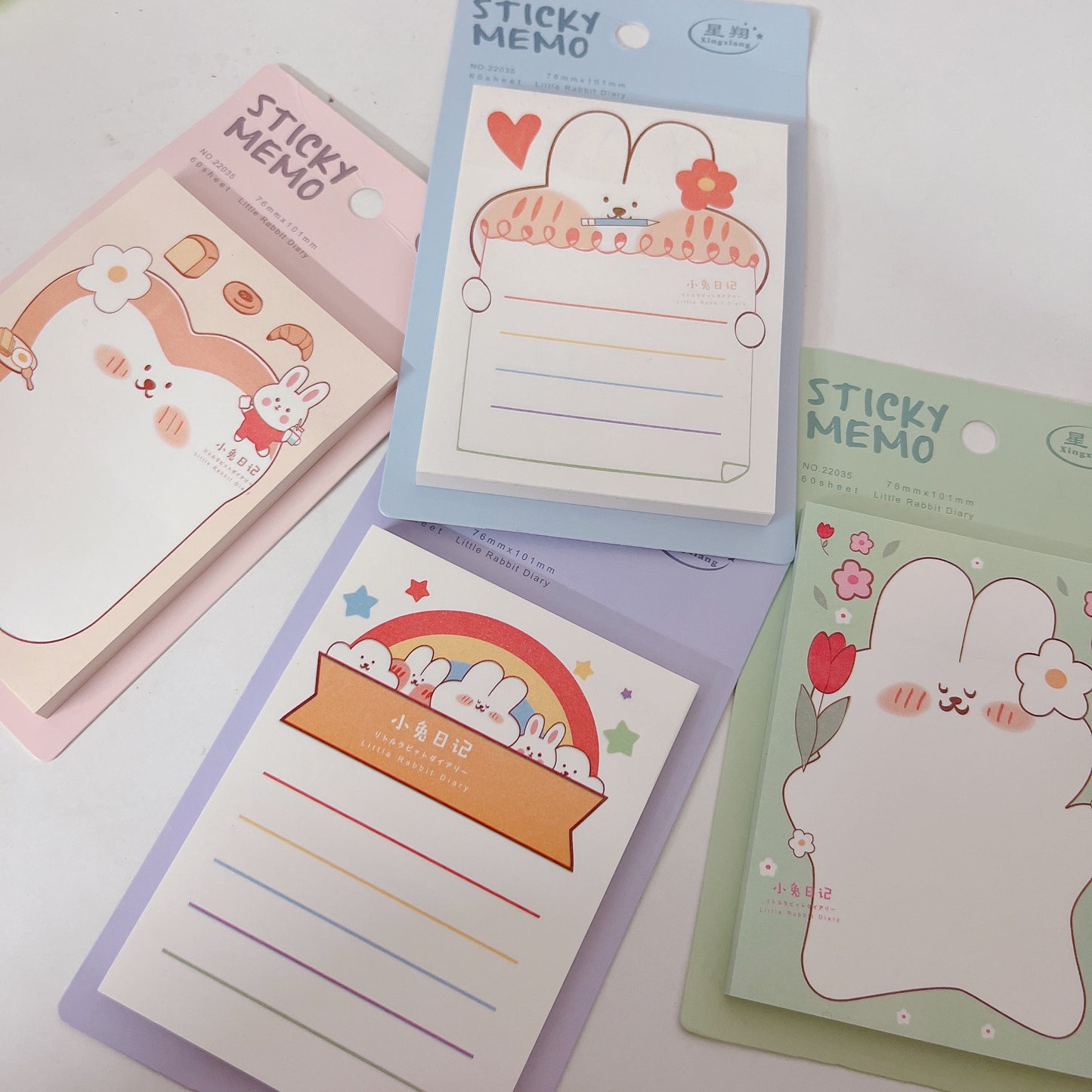 Kawaii Rabbit Sticky note set