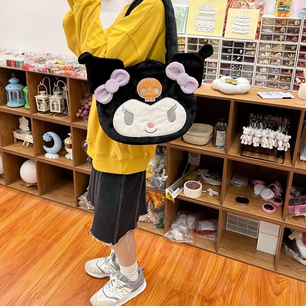 Kuromi Large Plushie Handbag