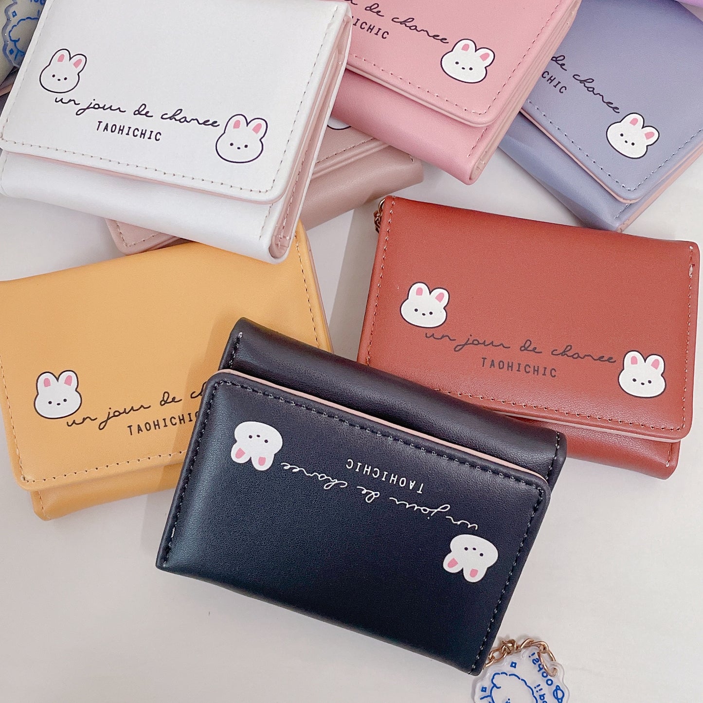 Kawaii Wallet with keycharm (d960)