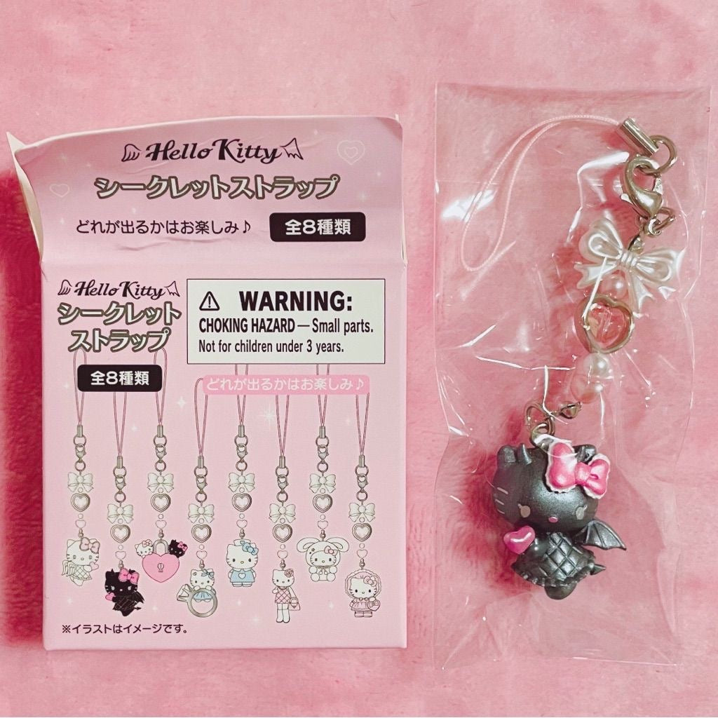 Hello Kitty Angel and Devil Phone Charm Blind Box