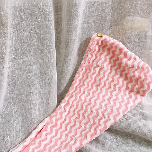 Microfibre hair wrap towel