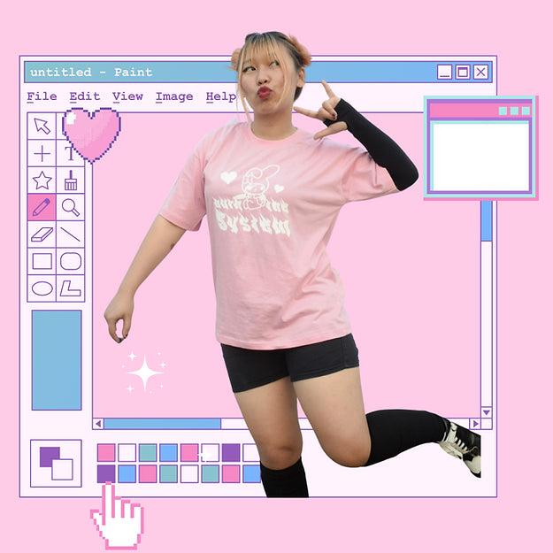 Burn the system Oversized/Boyfriend Tshirt