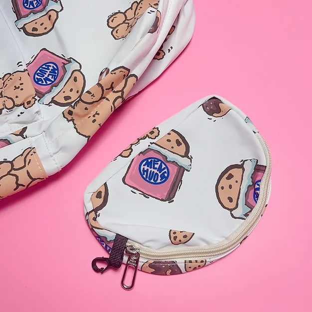 Kawaii Teddy Cookie Backpack set