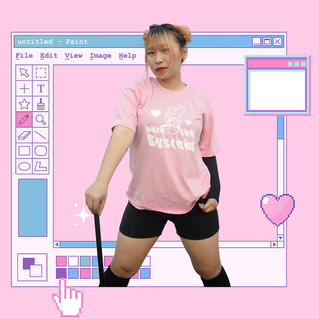 Burn the system Oversized/Boyfriend Tshirt