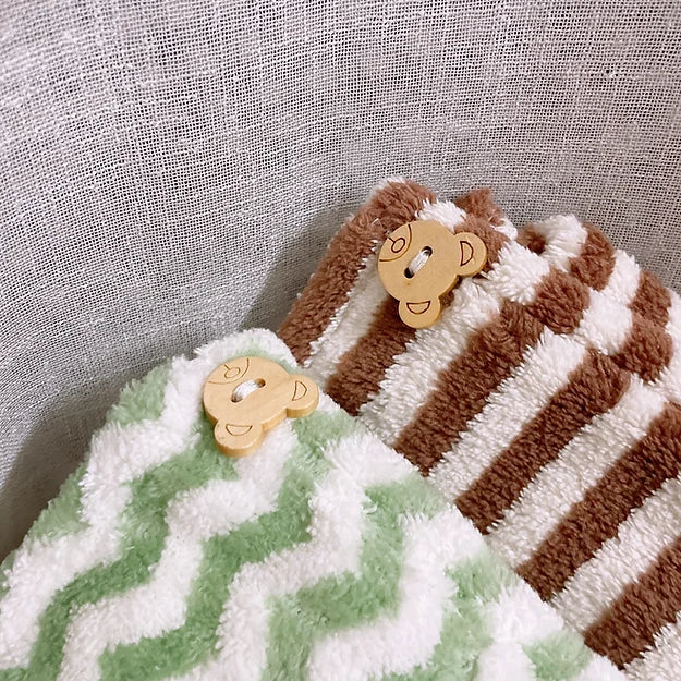 Microfibre hair wrap towel