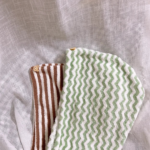 Microfibre hair wrap towel