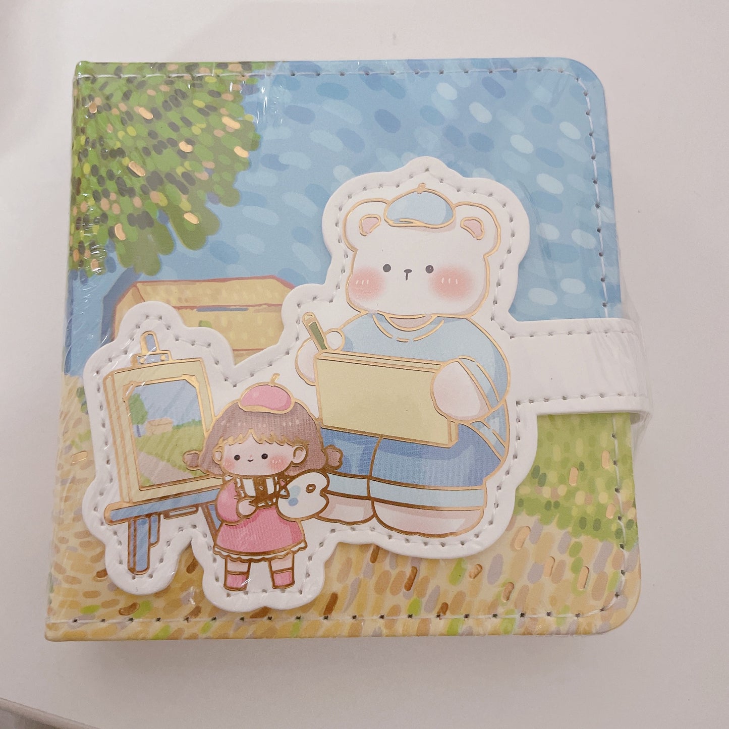 Van Gogh Puff Magnetic Journals with printed pages