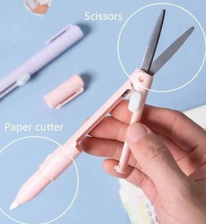 2 in 1 Scissor and pen knife