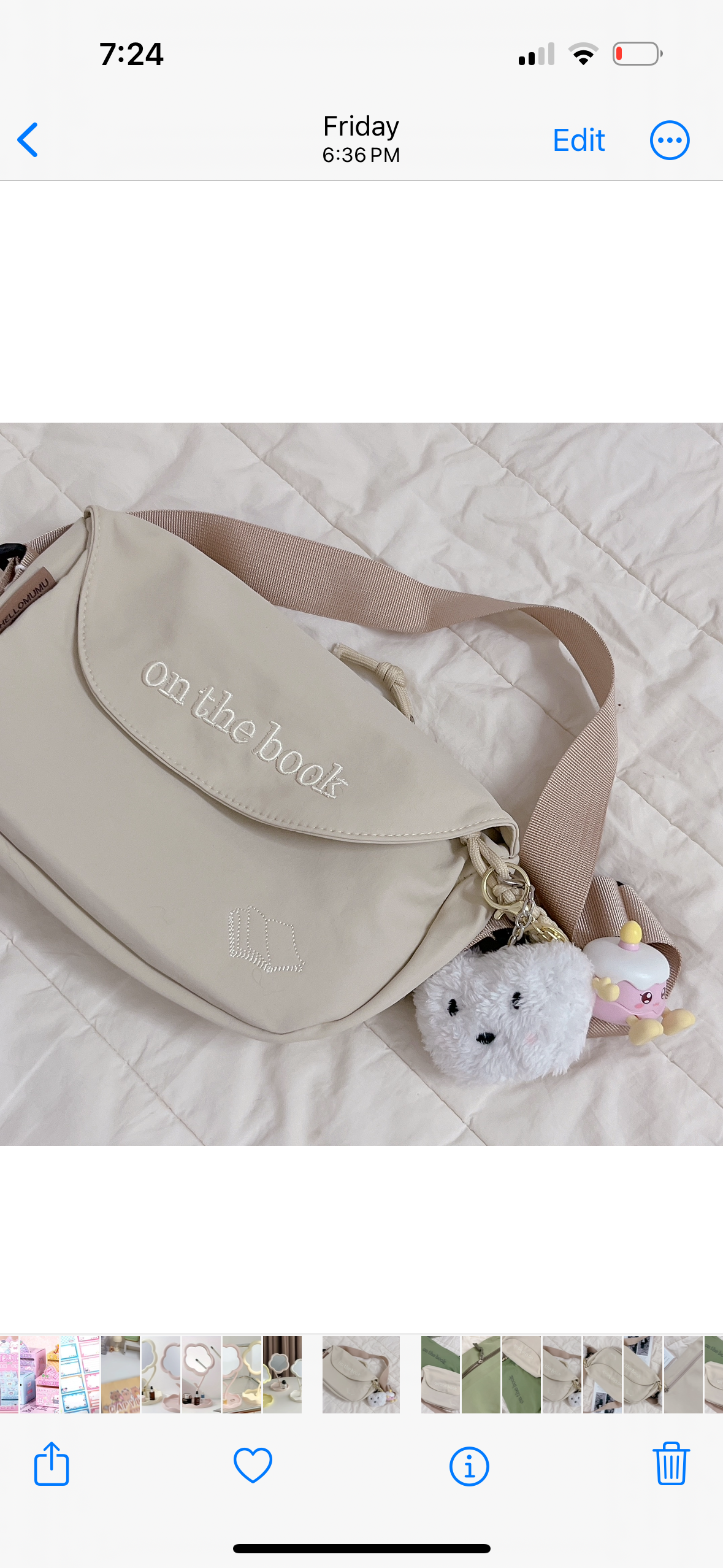 Korean Minimal Book bag