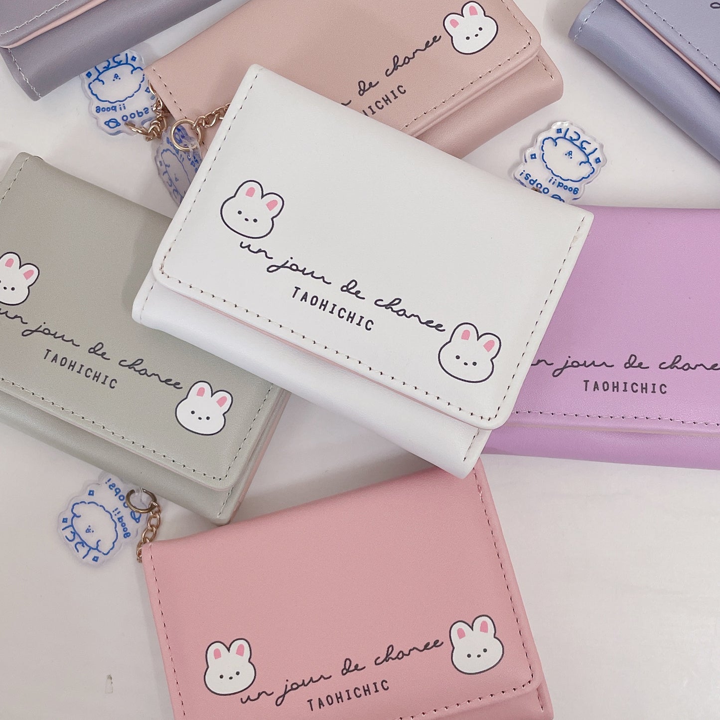 Kawaii Wallet with keycharm (d960)