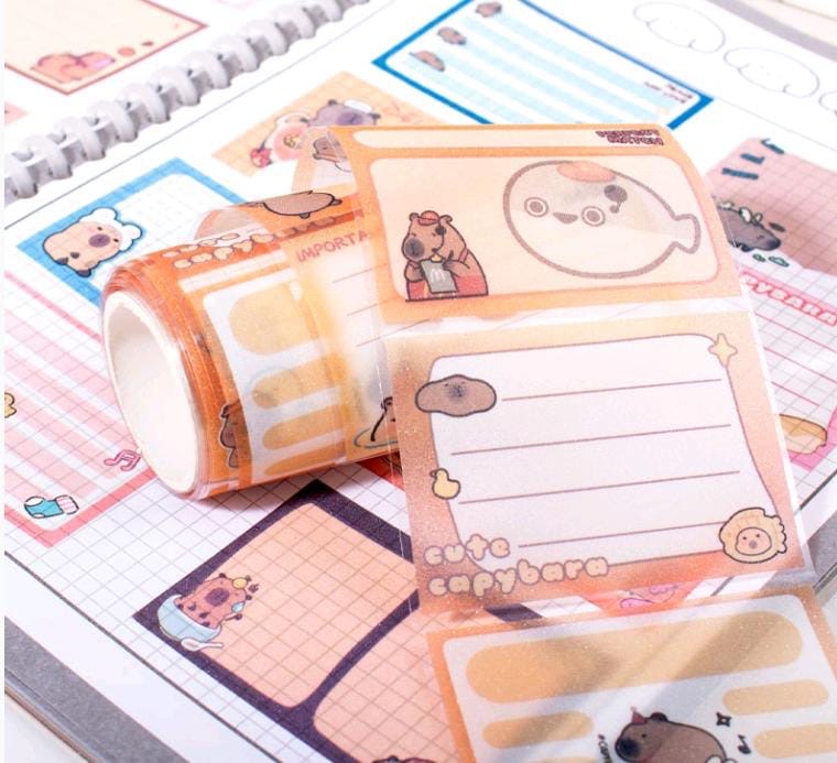 Capybara Sticky Notes Dispenser