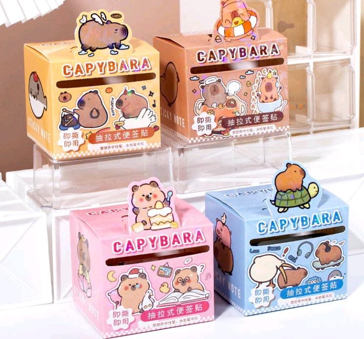 Capybara Sticky Notes Dispenser