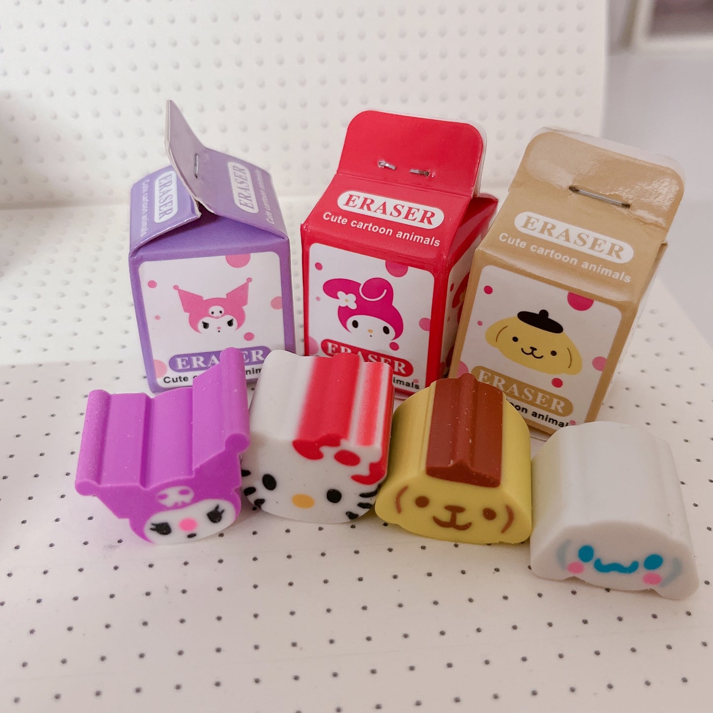 Sanrio Milk Carton Eraser