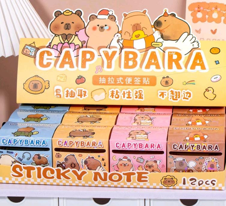 Capybara Sticky Notes Dispenser