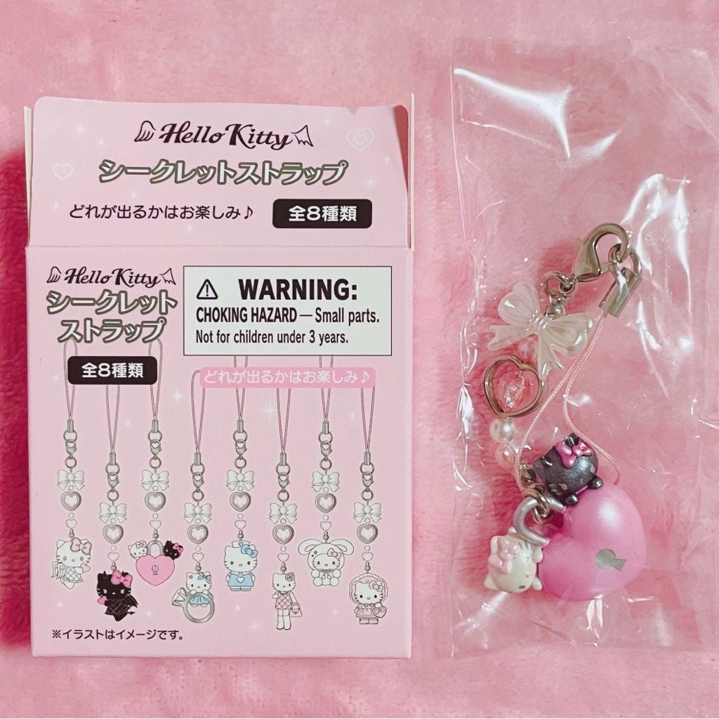Hello Kitty Angel and Devil Phone Charm Blind Box