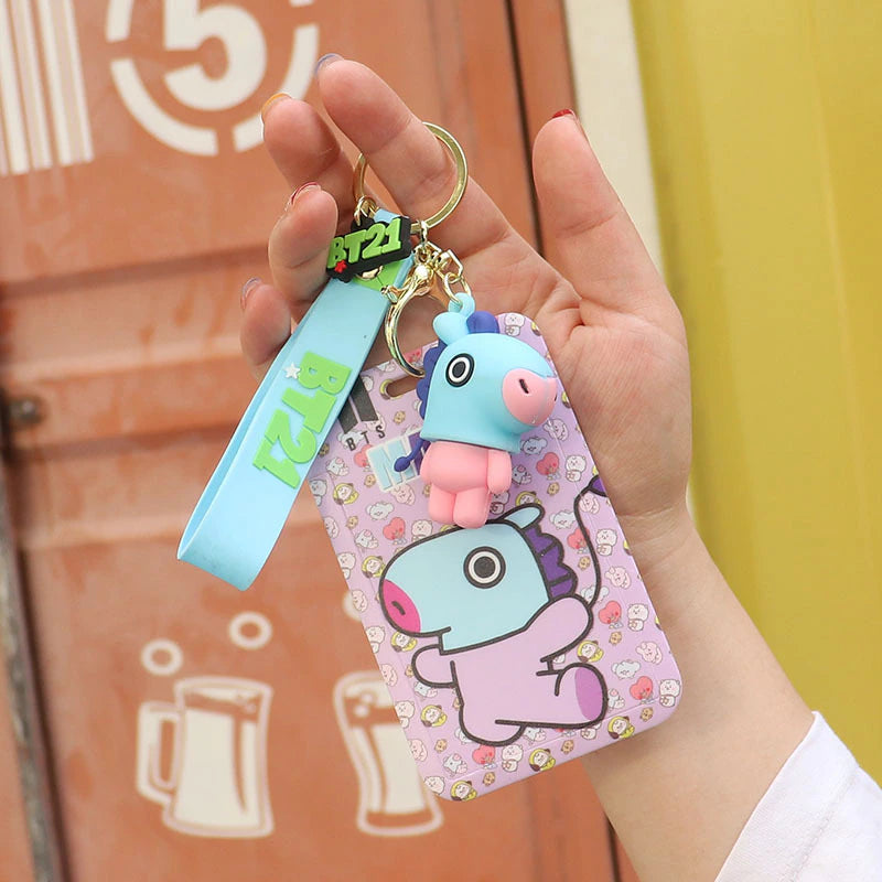 Bt21 Photocard holder Keychain