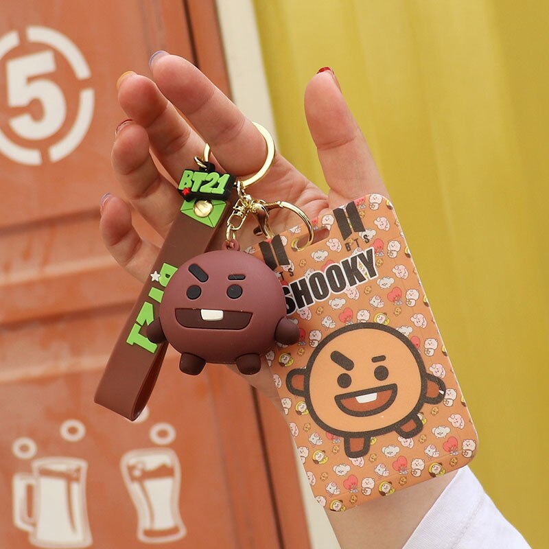 Bt21 Photocard holder Keychain