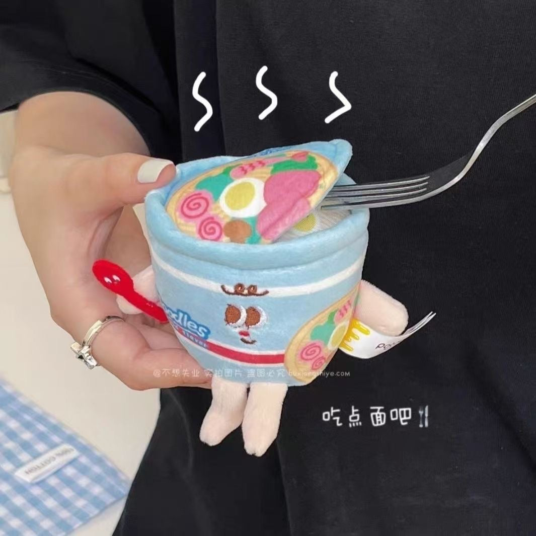 Cup Ramen Plushie Keychain