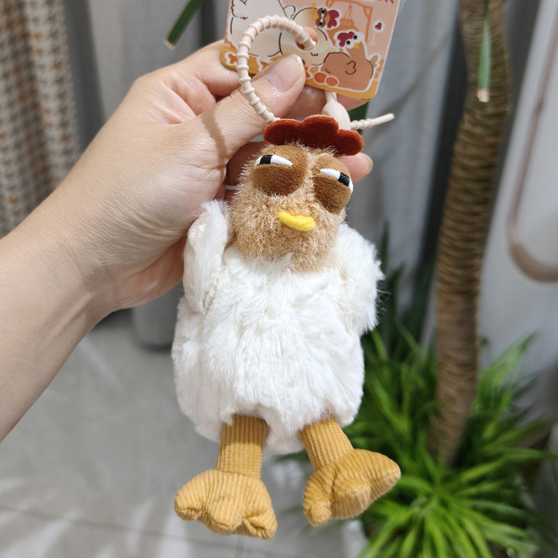 Ugly Chicken Plushie Bag Charm