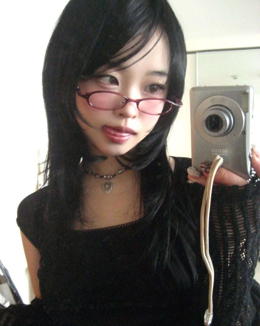 Red/Green Miu miu inspired round glasses