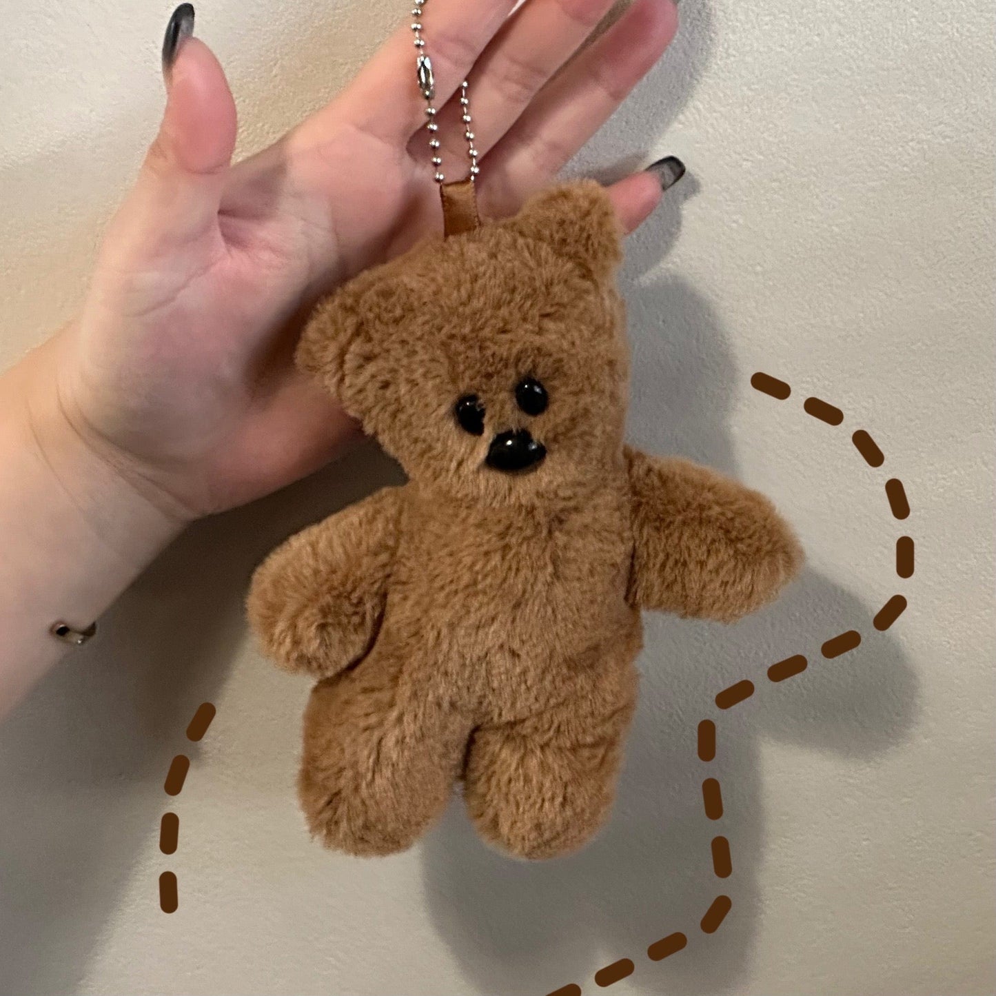 Bean Squeaky Bag Charm