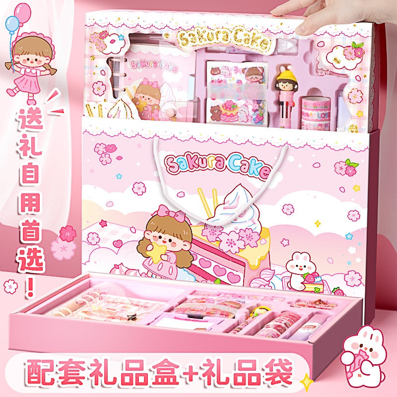 Kawaii Binder Premium Stationery Kit with bag…