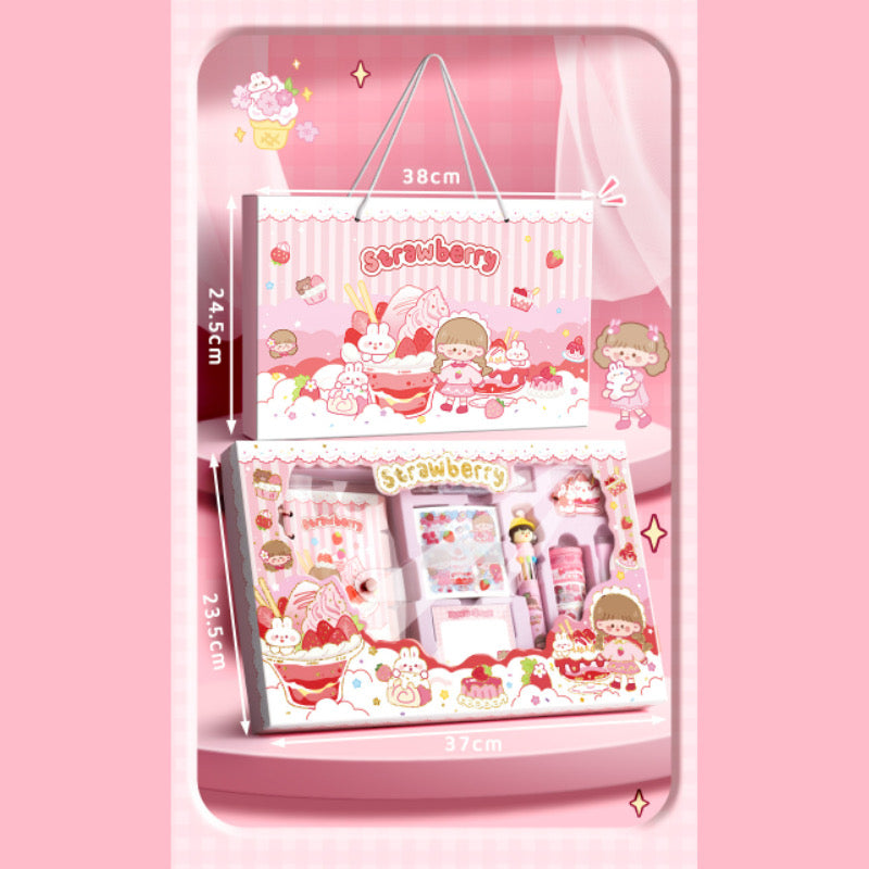 Kawaii Binder Premium Stationery Kit with bag…