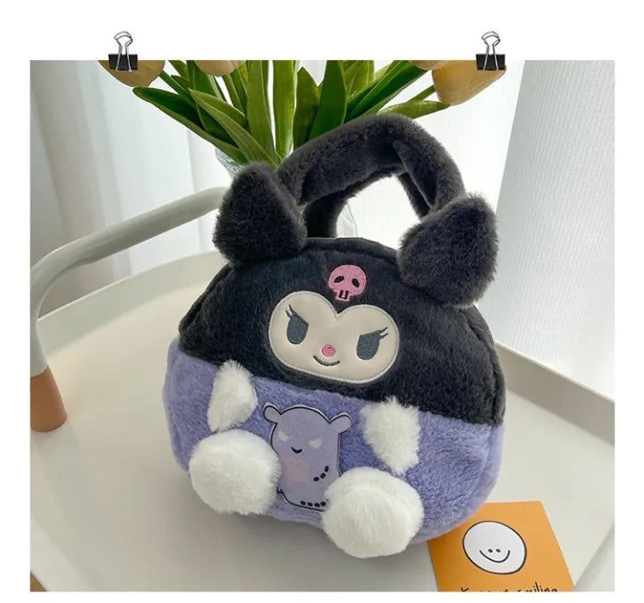Sanrio doom doom plushie hand bag