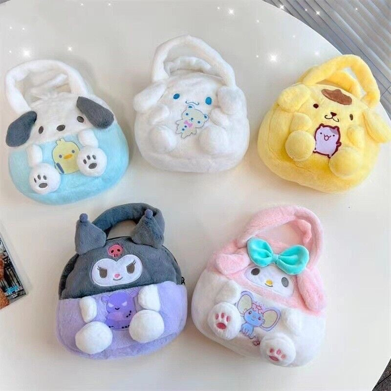 Sanrio doom doom plushie hand bag