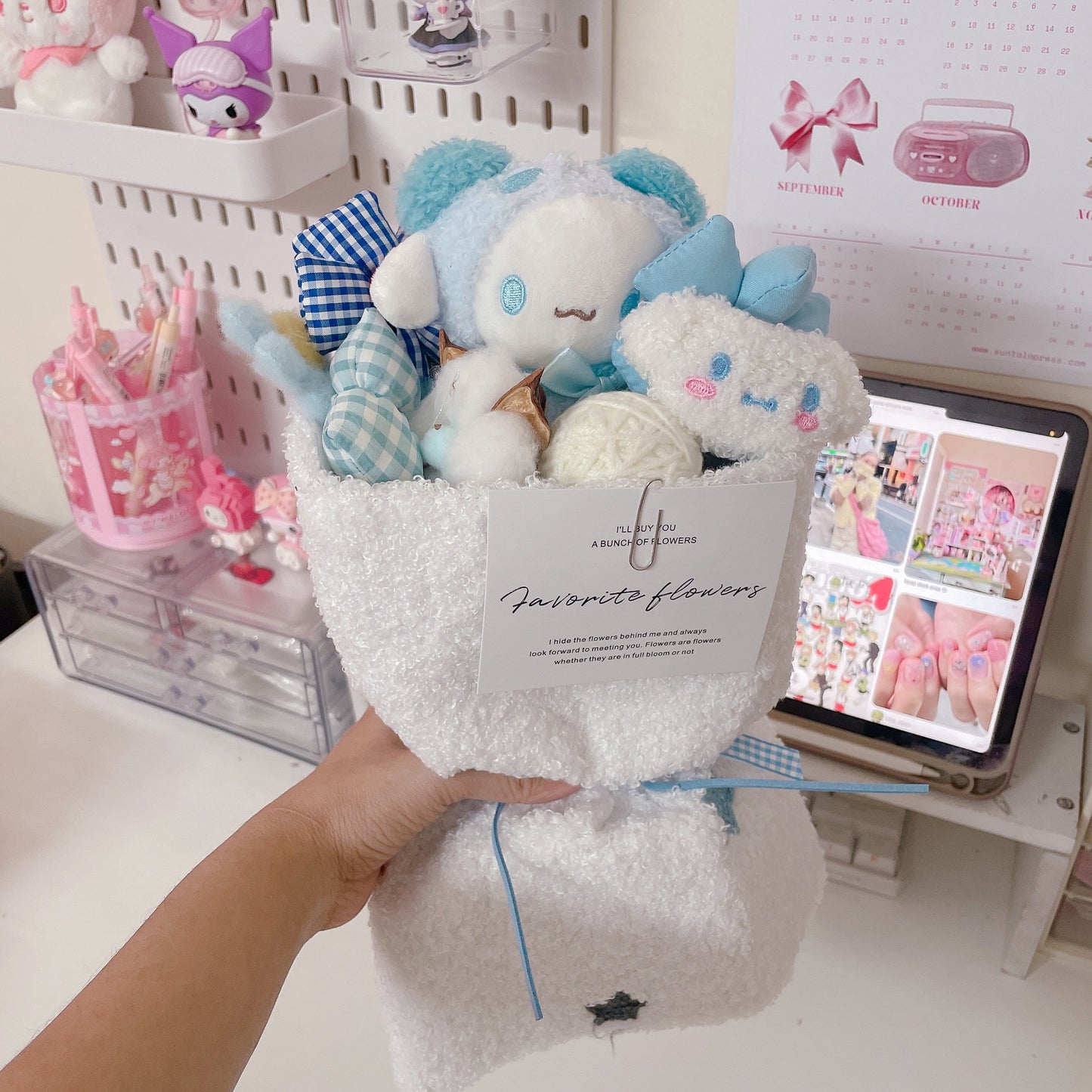 Cinnamoroll Plushie Bouquet