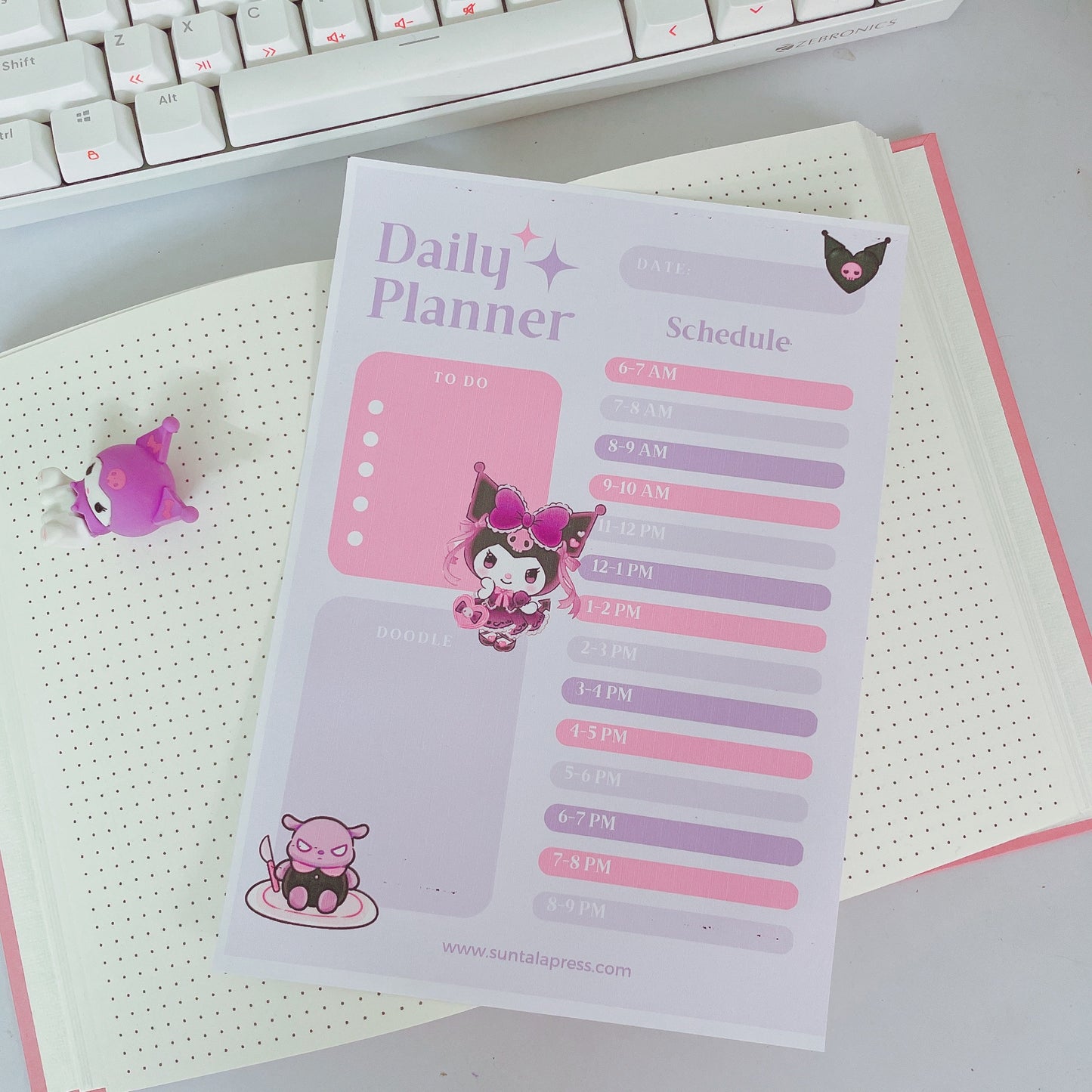 Kuromi Planner Combo