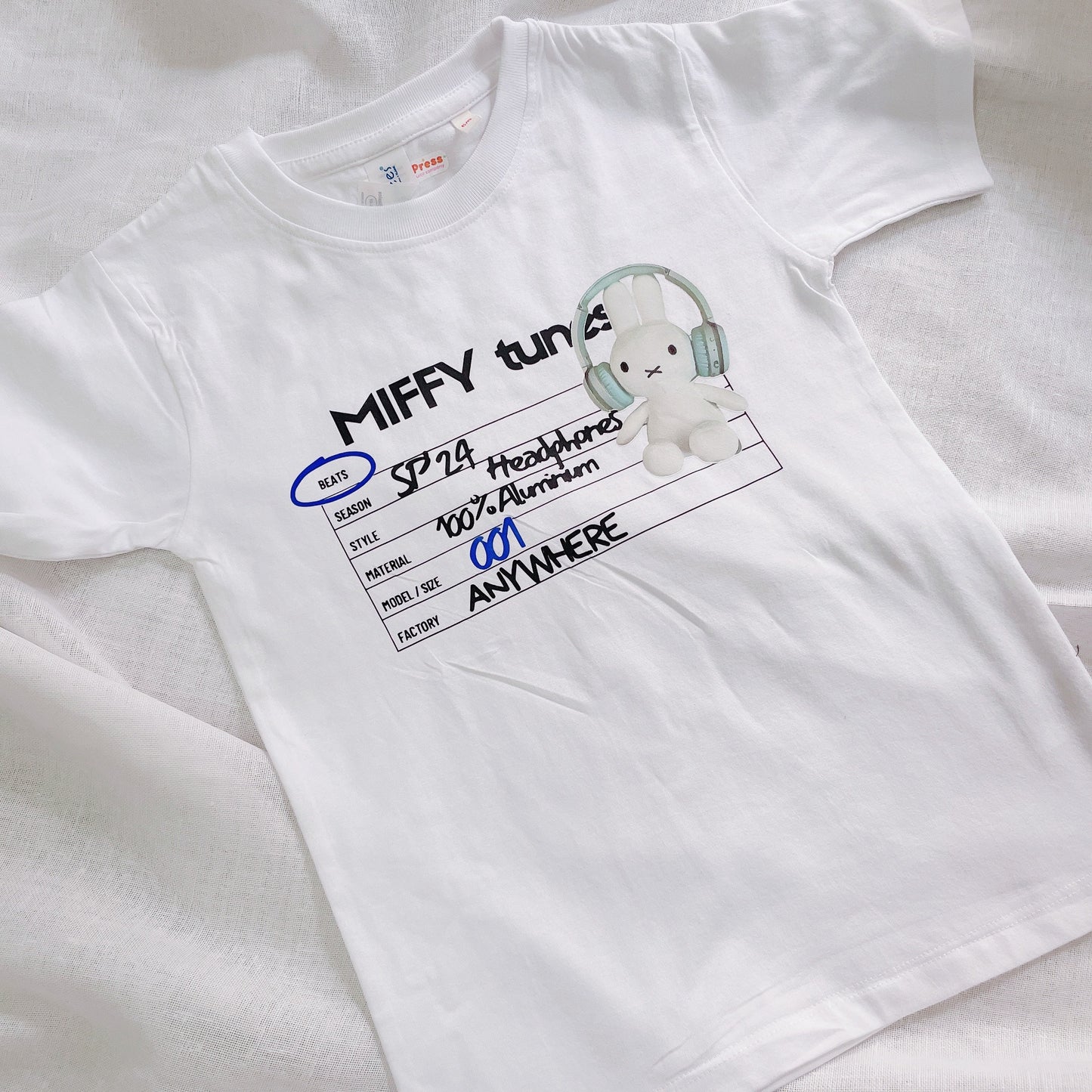 Miffy tunes baby tee