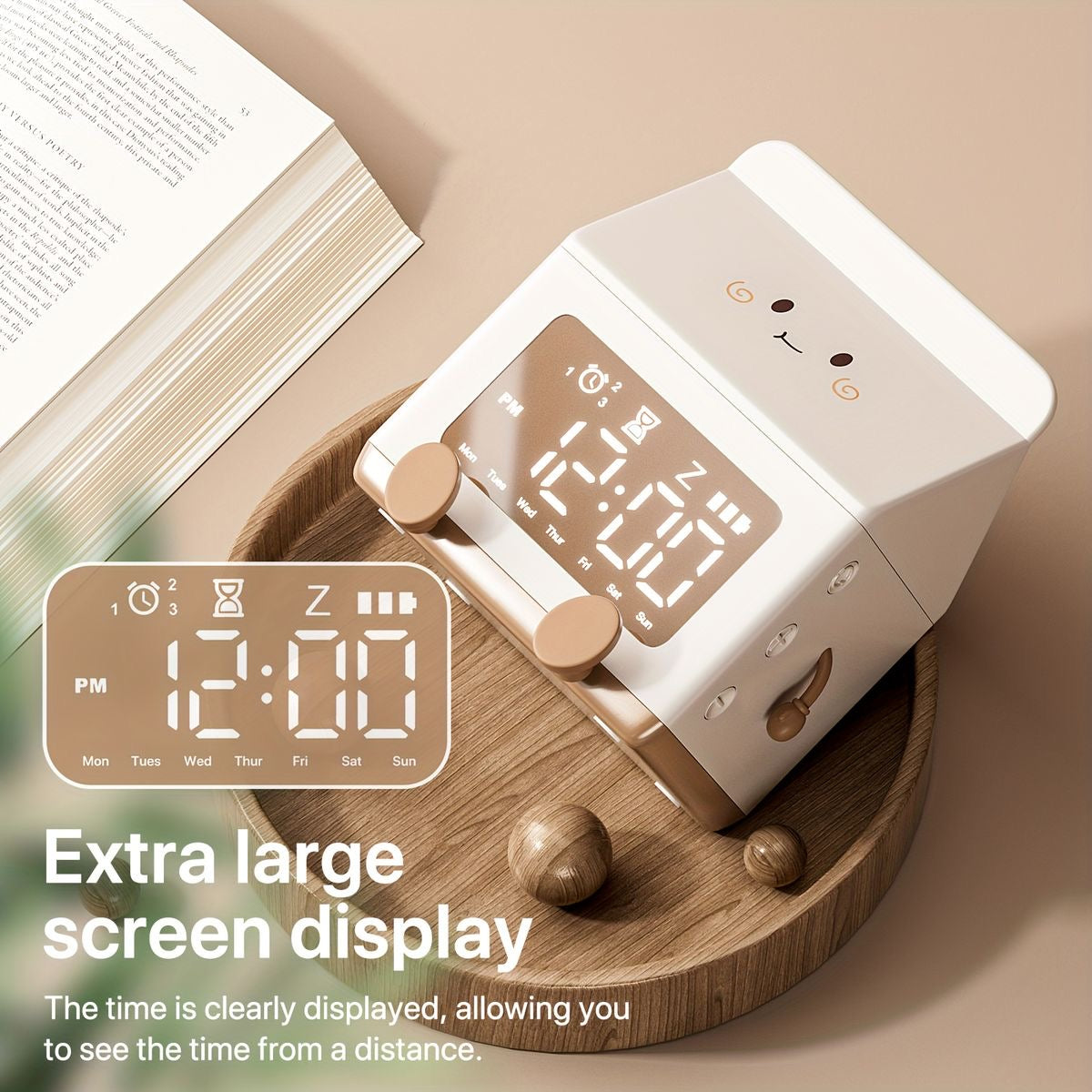 Milk Carton Digital Alarm Clock