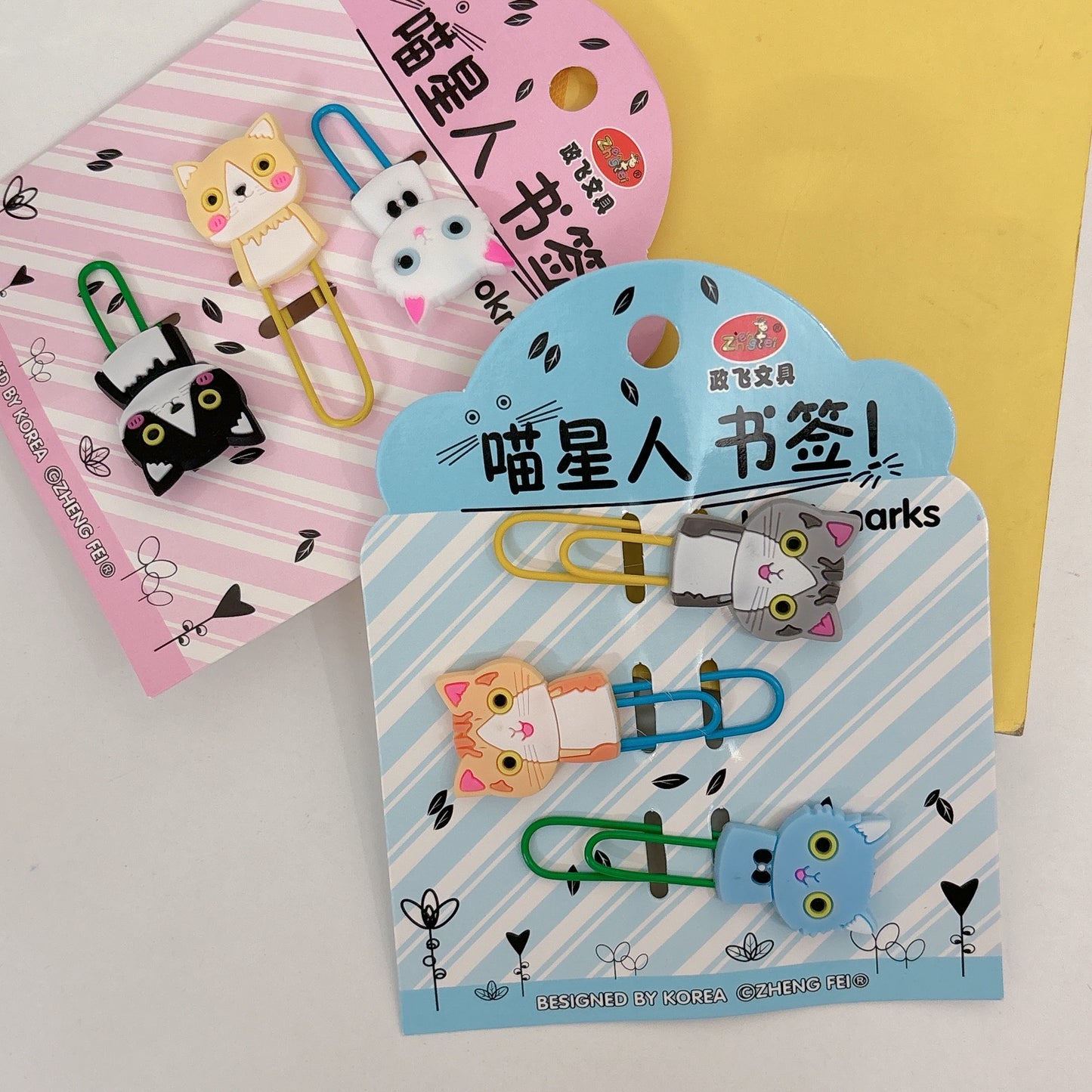 Cat Bookmark Set of 3