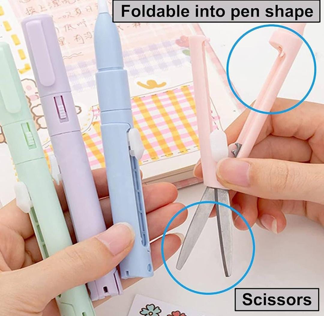 2 in 1 Scissor and pen knife