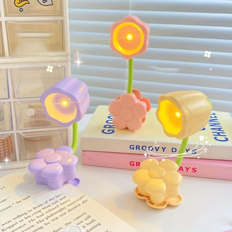 Flower Clip Book Lamp