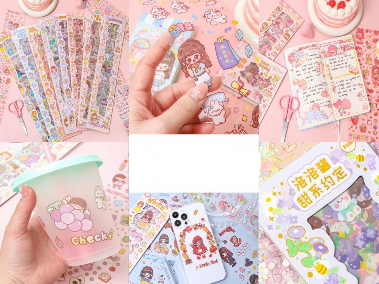 Kawaii Sticker Long Set of 20 Sheets – Suntala Press