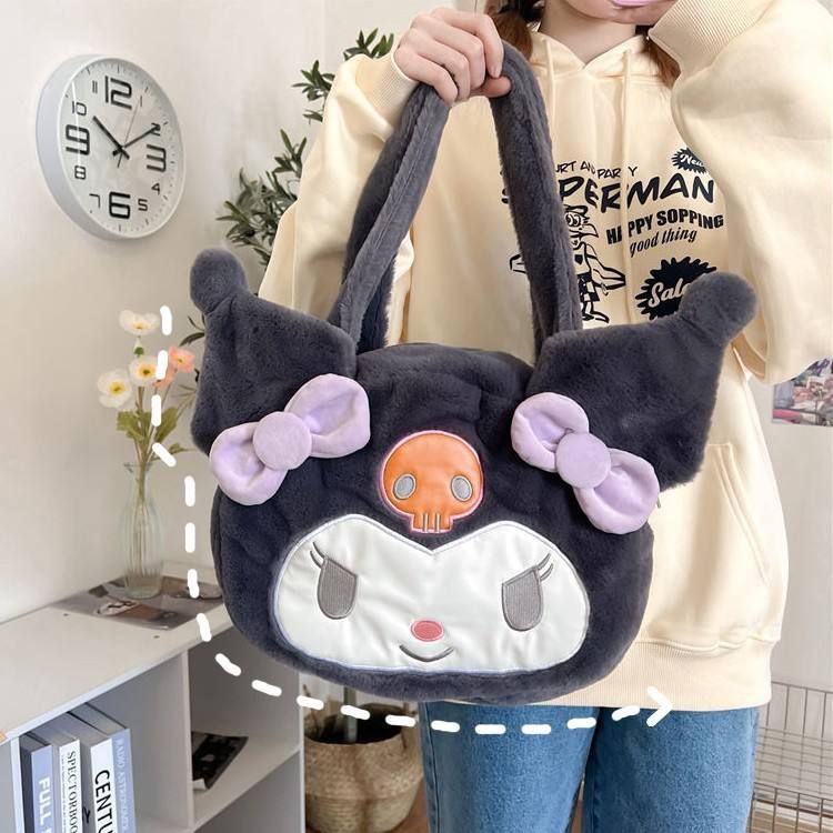 Kuromi Large Plushie Handbag