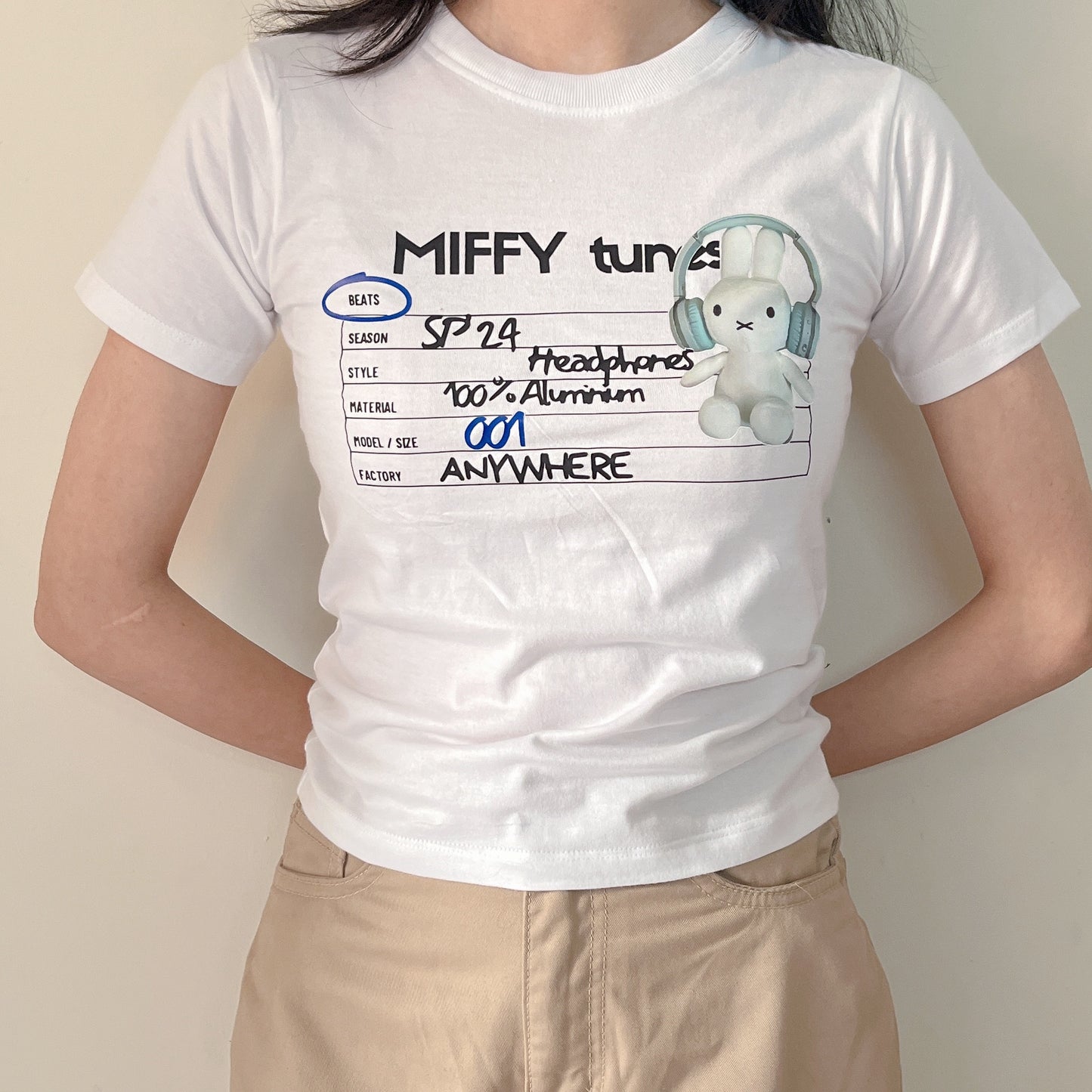 Miffy tunes baby tee