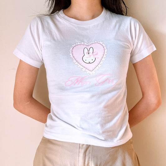 Miffy Girl Coquette Baby tee