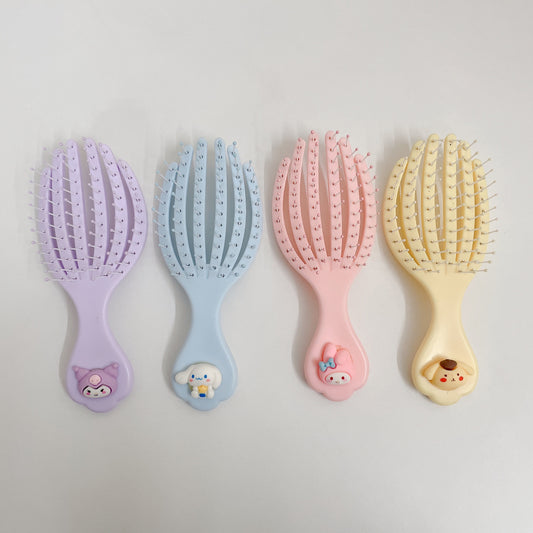 Sanrio hair comb paddle brush/ vented detangling hair brush