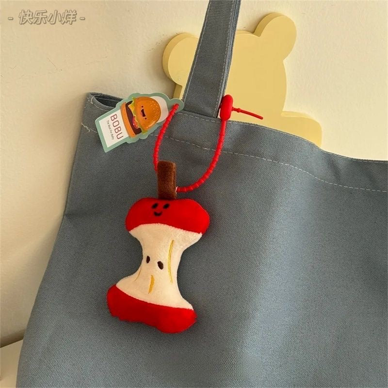 Cheeky Apple Plushie Bagcharm