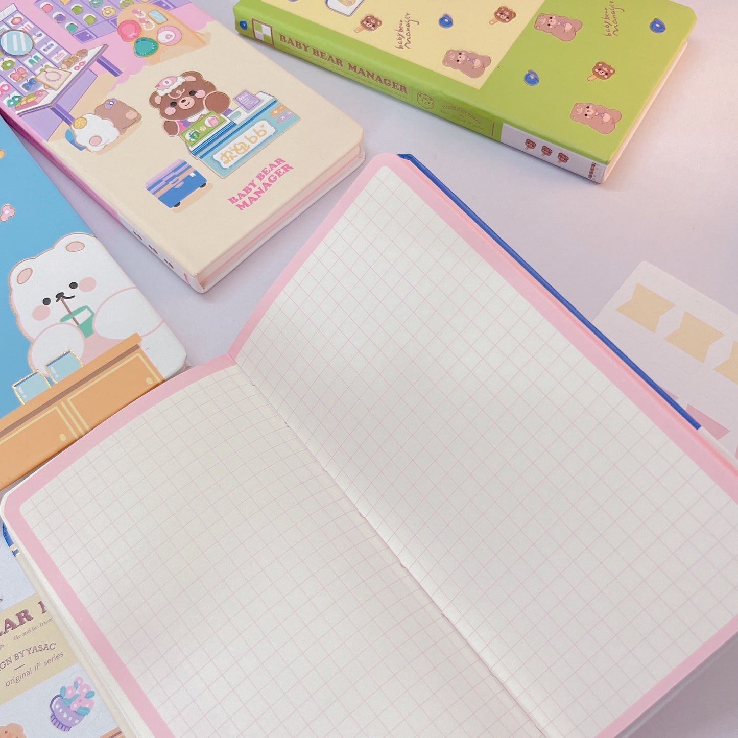 Baby Bear Kawaii Planner with sticker sheets