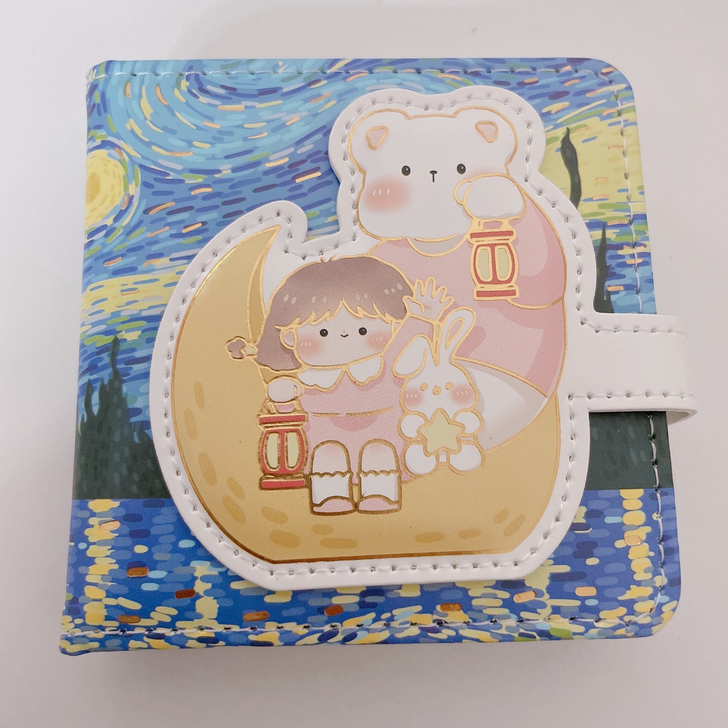 Van Gogh Puff Magnetic Journals with printed pages