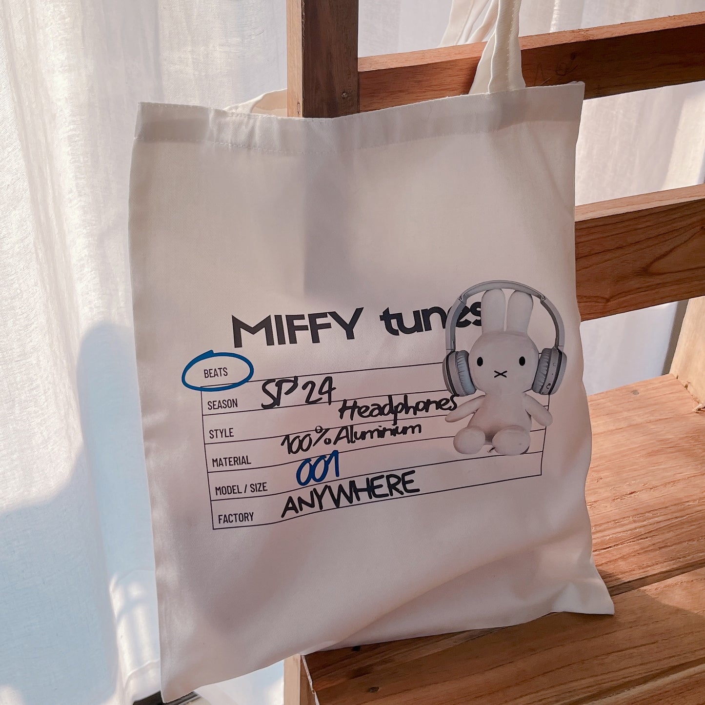 Miffy Tunes Totebag