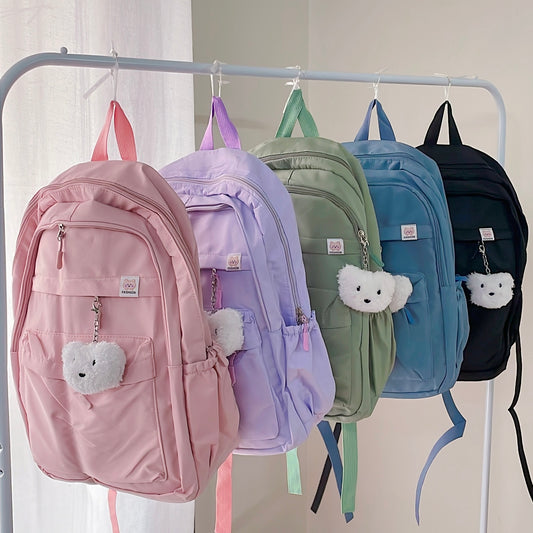 Lolo Pastel Plain Backpack