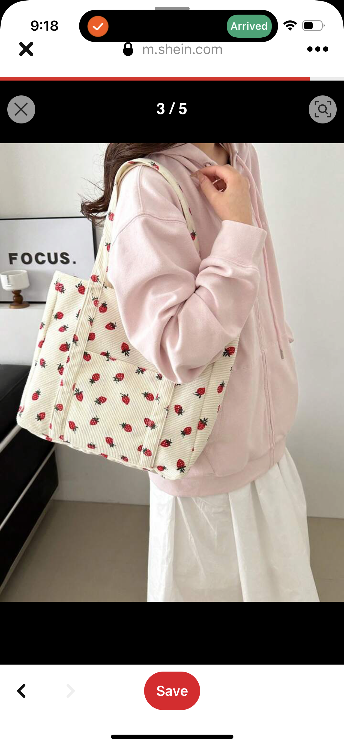 Strawberry Totebag